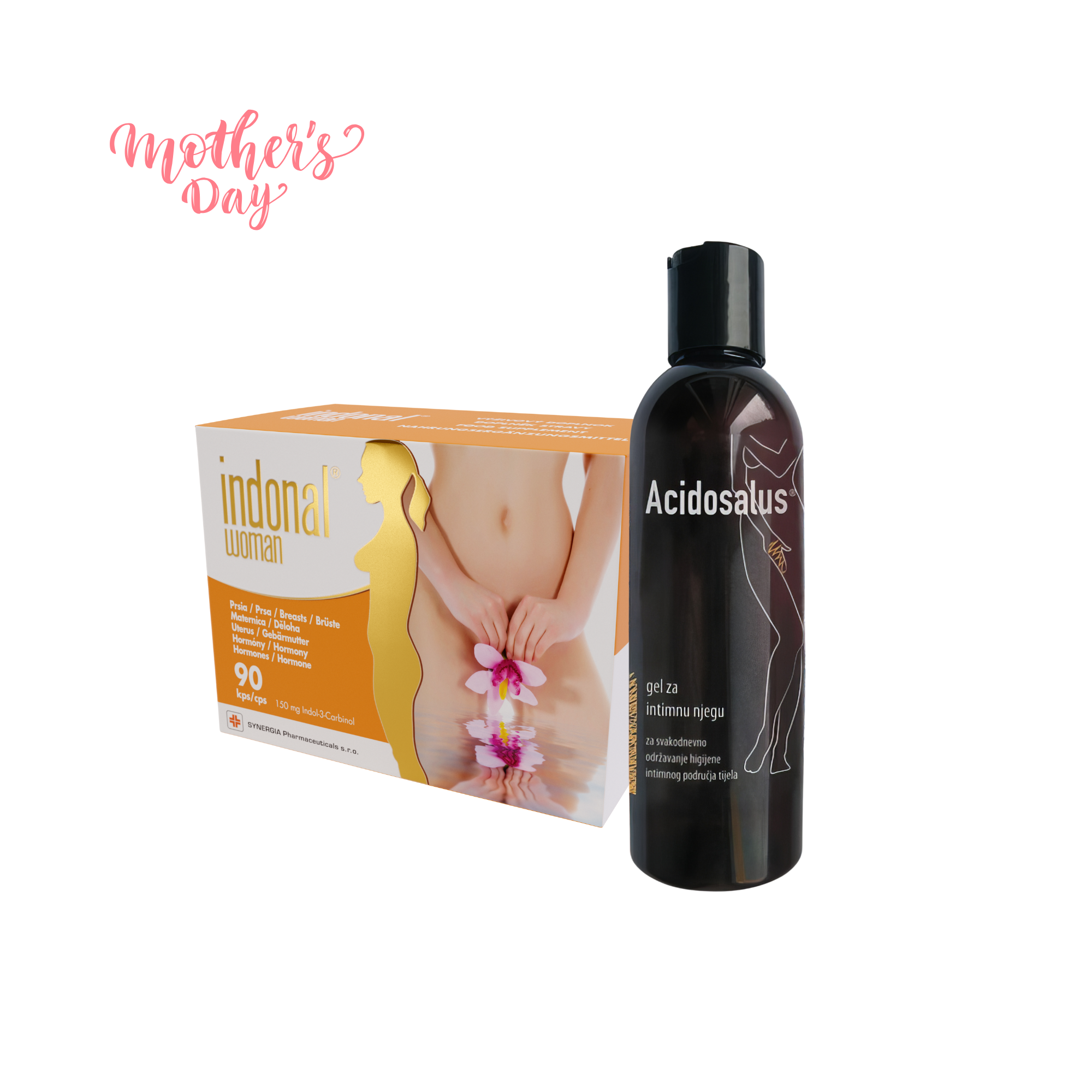 Balík: Indonal Woman + ACIDOSALUS® Gél na intímnu hygienu